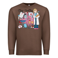 Chestnut stay healthy nurse Premium Sweatshirt - MaliasSmallBusiness