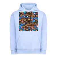 Pigment Grape Ice 4th of juky veteran boots seamless pattern Urban Hoodie - HRA Design Shop