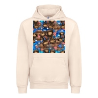 Sandshell 4th of juky veteran boots seamless pattern Urban Hoodie - HRA Design Shop