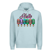Blue Mist hello summer Premium Hoodie - CowhideDigitalArt