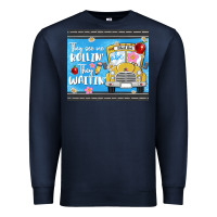 Navy they see me rollin they waitin Premium Sweatshirt - MaliasSmallBusiness