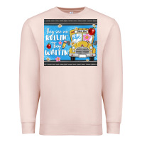 Pale Pink they see me rollin they waitin Premium Sweatshirt - MaliasSmallBusiness
