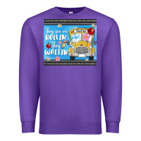 Purple they see me rollin they waitin Premium Sweatshirt - MaliasSmallBusiness