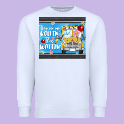 Premium Sweatshirt they see me rollin they waitin
