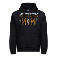 Black western mom Urban Hoodie - CowhideDigitalArt