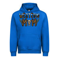 Cobalt western mom Urban Hoodie - CowhideDigitalArt