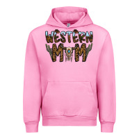 Fuchsia Pink western mom Urban Hoodie - CowhideDigitalArt