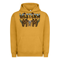Pigment Peanut Butter western mom Urban Hoodie - CowhideDigitalArt