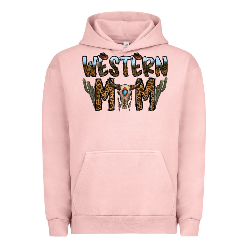 Western Mom Urban Hoodie by CowhideDigitalArt | Teevron