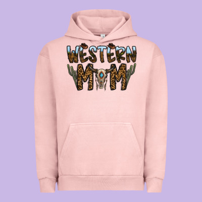 Western Mom Urban Hoodie Designed By Cowhidedigitalart
