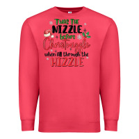Cardinal twas the nizzle  before christmizzle Premium Sweatshirt - MaliasSmallBusiness
