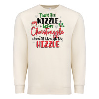 Sandshell twas the nizzle  before christmizzle Premium Sweatshirt - MaliasSmallBusiness