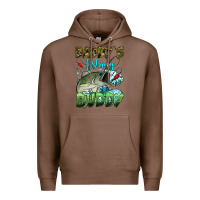 Chestnut daddy's fishing buddy Premium Hoodie - HRA Design Shop
