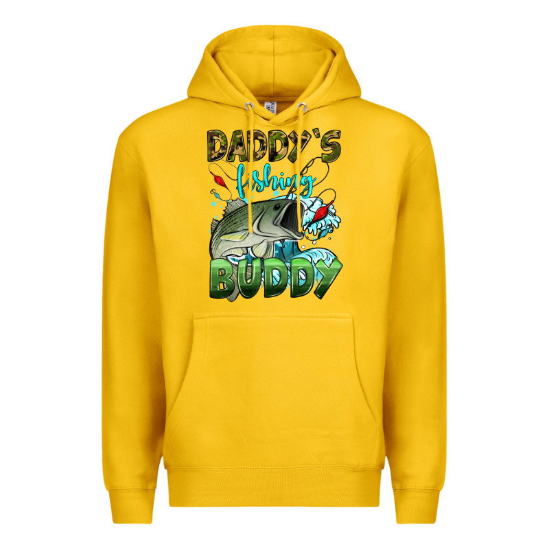 Daddy's Fishing Buddy Premium Hoodie by HRA Design Shop | Teevron