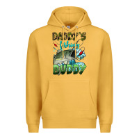 Mustard daddy's fishing buddy Premium Hoodie - HRA Design Shop