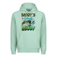 Seafoam daddy's fishing buddy Premium Hoodie - HRA Design Shop