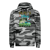 Slate Camo daddy's fishing buddy Premium Hoodie - HRA Design Shop