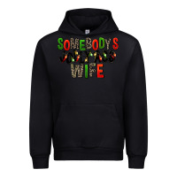 Black Somebody's Jolly Ass Wife Urban Hoodie - FaDigitalArtStudio