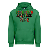 Emerald Somebody's Jolly Ass Wife Urban Hoodie - FaDigitalArtStudio