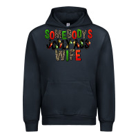 Navy Somebody's Jolly Ass Wife Urban Hoodie - FaDigitalArtStudio