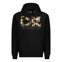 Black oklahoma state cowhide serape cactus Premium Hoodie - RanaPortraitStore