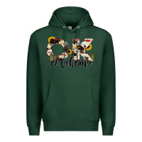 Sports Green oklahoma state cowhide serape cactus Premium Hoodie - RanaPortraitStore