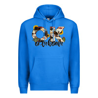 True Royal oklahoma state cowhide serape cactus Premium Hoodie - RanaPortraitStore