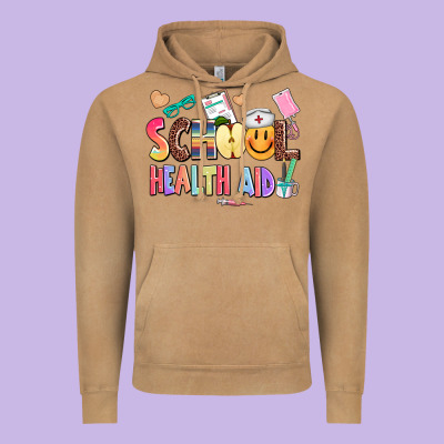 School Healt Aid Vintage Hoodie Designed By Adodesignshop