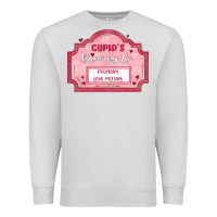 Dove Grey cupid's brewing company Premium Sweatshirt - MaliasSmallBusiness