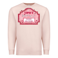 Pale Pink cupid's brewing company Premium Sweatshirt - MaliasSmallBusiness