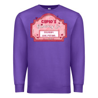 Purple cupid's brewing company Premium Sweatshirt - MaliasSmallBusiness