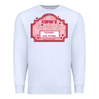 White cupid's brewing company Premium Sweatshirt - MaliasSmallBusiness