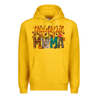 Lemon thankful mama highland cow Premium Hoodie - RacoonDesign