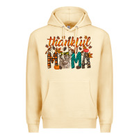 Pina Colada thankful mama highland cow Premium Hoodie - RacoonDesign