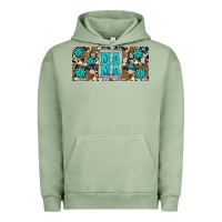 Pigment Oil Green western cowhide mama 16oz libbey glass Urban Hoodie - HRA Design Shop