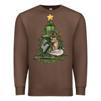 Chestnut hunting christmas tree Premium Sweatshirt - MaliasSmallBusiness