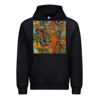 Black western boots and sunflowers seamless pattern Urban Hoodie - HRA Design Shop