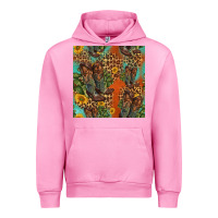 Fuchsia Pink western boots and sunflowers seamless pattern Urban Hoodie - HRA Design Shop