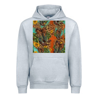 Western Boots And Sunflowers Seamless Pattern Urban Hoodie | Teevron