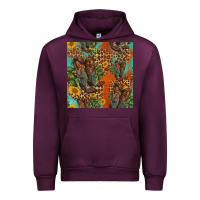 Mauve Wine western boots and sunflowers seamless pattern Urban Hoodie - HRA Design Shop