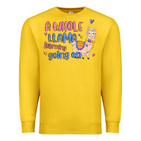 Lemon a whole llama learning going on Premium Sweatshirt - MaliasSmallBusiness