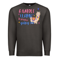 Smoke a whole llama learning going on Premium Sweatshirt - MaliasSmallBusiness