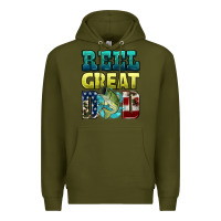 Army Green reely great dad Premium Hoodie - HRA Design Shop