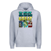 Heather Grey reely great dad Premium Hoodie - HRA Design Shop
