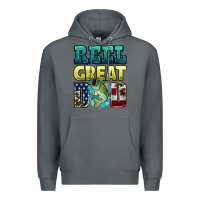 Rock reely great dad Premium Hoodie - HRA Design Shop