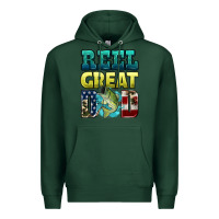 Sports Green reely great dad Premium Hoodie - HRA Design Shop