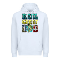 White reely great dad Premium Hoodie - HRA Design Shop