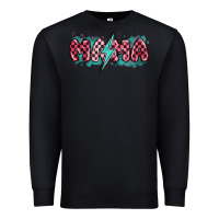 Black lightning bolt mama Premium Sweatshirt - MaliasSmallBusiness