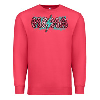 Cardinal lightning bolt mama Premium Sweatshirt - MaliasSmallBusiness