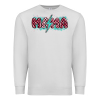 Dove Grey lightning bolt mama Premium Sweatshirt - MaliasSmallBusiness